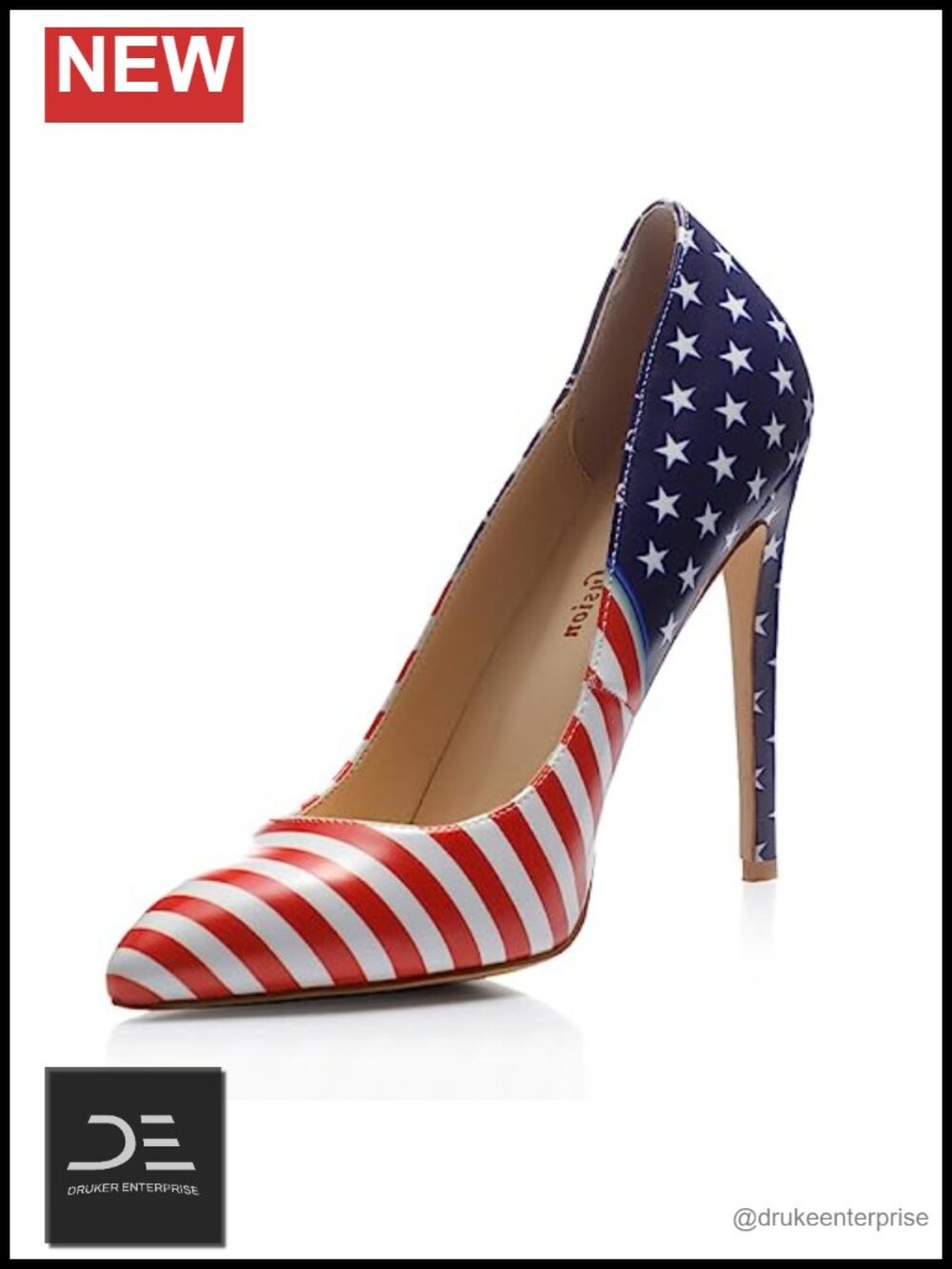Women's High Stiletto Heels Pumps Music Note Printed Closed Toe Sexy Shoes